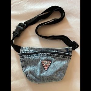 GUESS Vintage Denim Fanny Pack NWOT